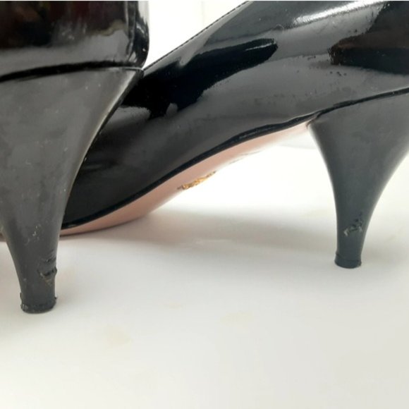 Prada Patent Leather Heels 38.5 - Picture 6 of 8
